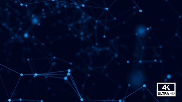 Technology Plexus Background Blue Looped V8 alt