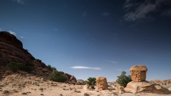 tafraoute palm rock formations nature morocco landscape