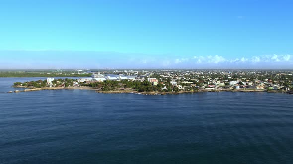 Town Facing The Sea