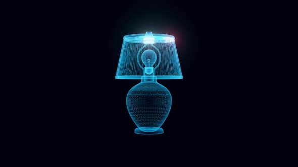 Table Lamp Hologram Hd