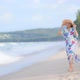 Asian woman enjoy around beautiful beach sea ocean - VideoHive Item for Sale