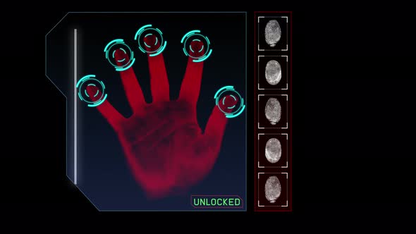 Hand Scanning for Security or Identification