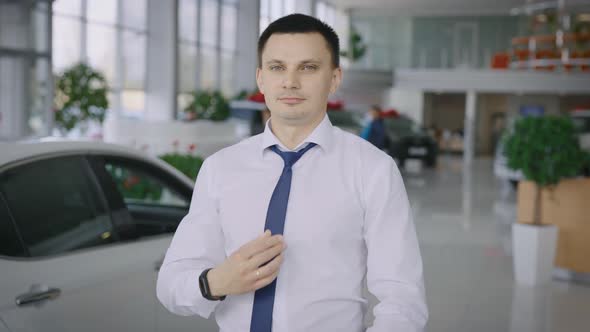 Portrait of a Successful New Car Salesman