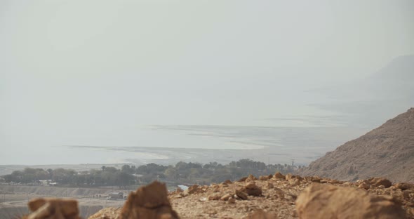 Desert clifs near the Dead Sea in Israel