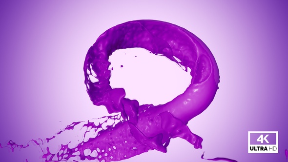 Vortex Splash Of Purple Paint V2