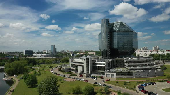 From the Height of the National Library in Minsk.Belarus, Public Building