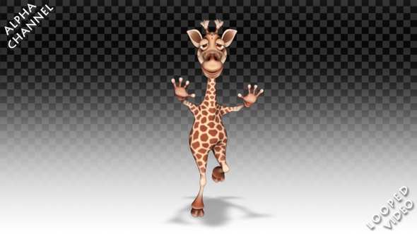 3D Giraffe - Hip Hop Dance