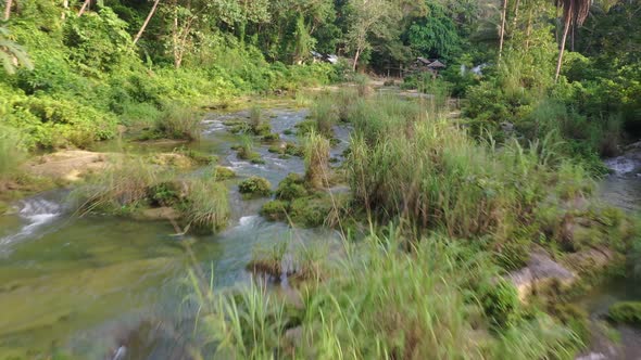 River and Waterfall in Philippines