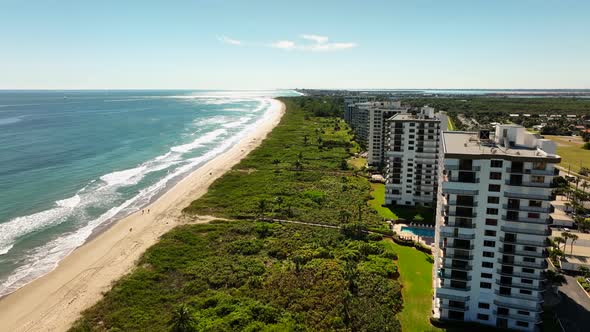 Beachfront Condos Vero Beach Fl 4k Drone Video