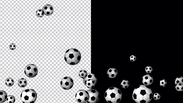 Falling Soccer Balls