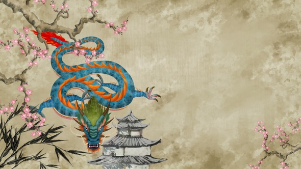 Chinese Dragon Painting 02