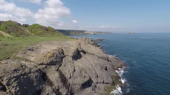 Aerial Seashore and Sky