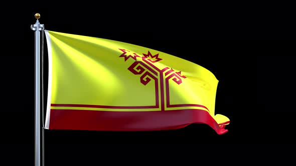 Chuvashia Waving Flag