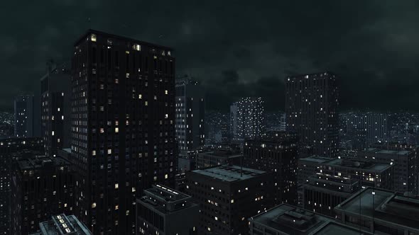 3D City Dark Night V2