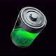 Ecological Battery Charge with Green Liquid Charging Level Indicators with Alpha Channel - VideoHive Item for Sale