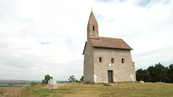 A view of the Drazovsky Church in Nitra, Slovakia