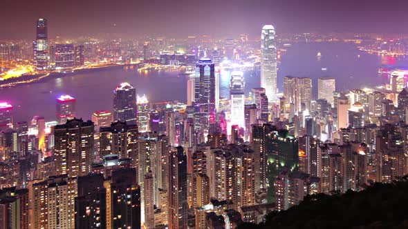 Hong Kong Skyline Time Lapse