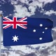 Australia Flag Waving - VideoHive Item for Sale