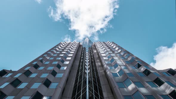 Skyscrapers In The Finance City Center