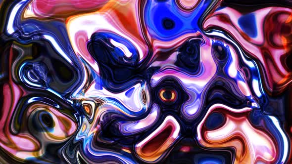 Abstract colorful liquid smooth wavy background