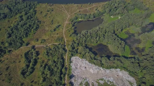 Natural Dump Near the Dniester River. Ecological Disaster