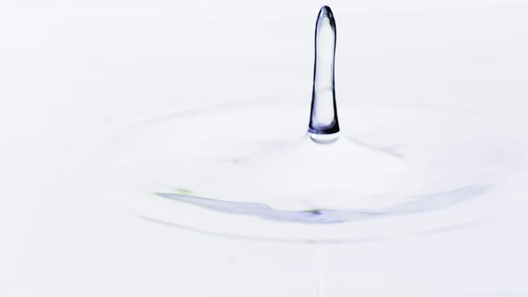 Super Slow Motion Shot of Water Drop at 1000Fps