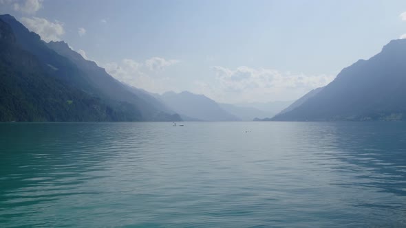 A beautiful View Of Lake Brienzersee, Switzerland