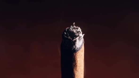 Cigarette Smokes in Macro Slow Motion