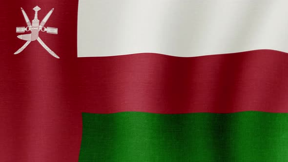 The National Flag of Oman alt