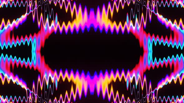 Glitch Plasma Multicolored Iridescent Endless Background