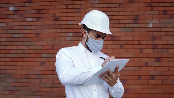 Red Brick Background. Tinar Charismatic Engineer