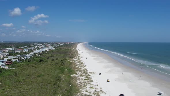 Aerial View of Butler Beach - Saint Augustine, Florida