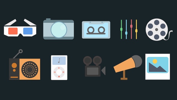 Multimedia Animated Icons alt