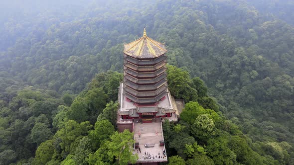 Ancient Tower on the Mountain, China