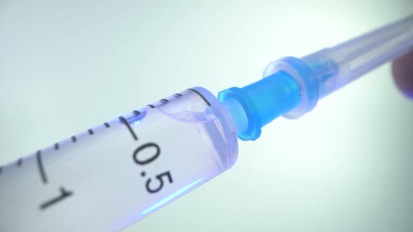 Syringe with a Needle