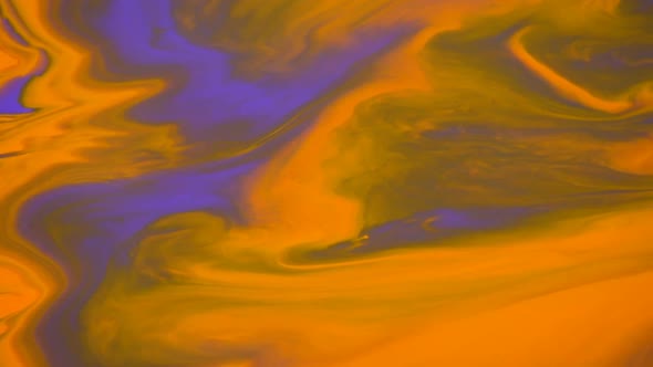 Orange And Purple Paints Flowing alt