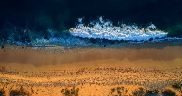 Aerial view of beach 