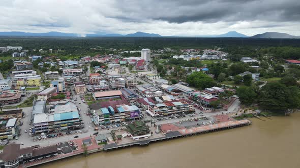 The Towns of Sarawak, Borneo, Malaysia