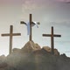 Three Crosses on a Hill - VideoHive Item for Sale