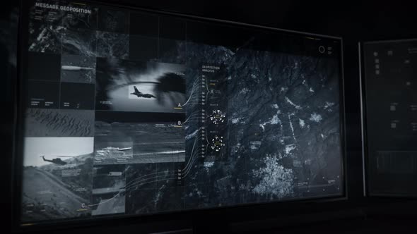 Using satellite cameras to track down the location of the military operation alt