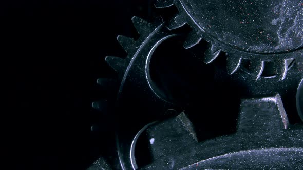 Abstract Grunge Industrial Clock Gears 29