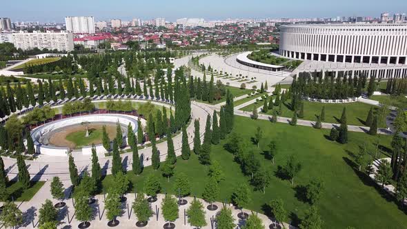 Public Park Krasnodar (Galitsky Park). Krasnodar.