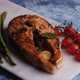Healthy Food - Atlantic salmon steak with ingredients - VideoHive Item for Sale