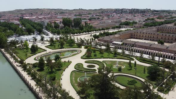 Aranjuez   View Over The Font Garden