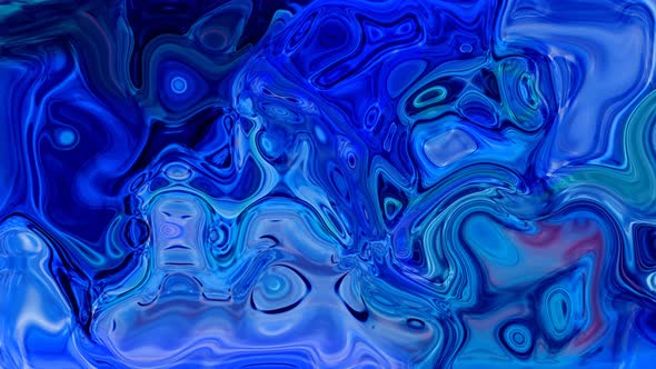 Abstract Background blue Wavy Clean marble trendy Liquid Animation