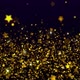 Shimmering Gold Stars Background - VideoHive Item for Sale