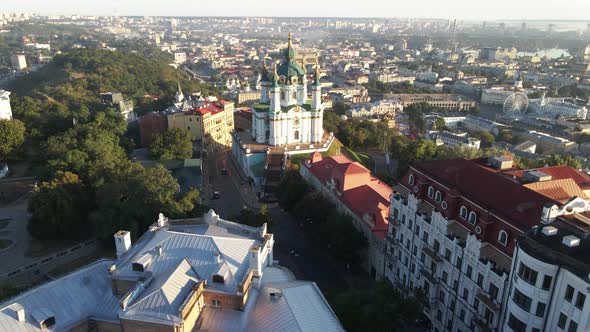 St. Andrew's Church at Dawn. Kyiv, Ukraine