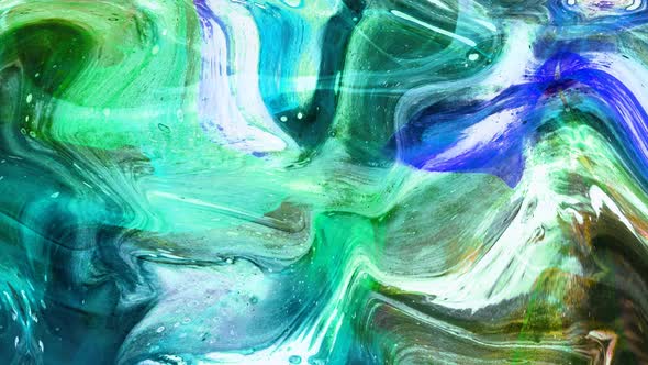 Abstract Color Paint Marble Liquid Animated Background