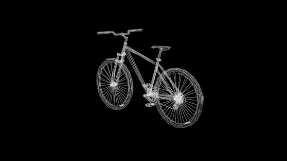 Wireframe Bicycles for long distance sports