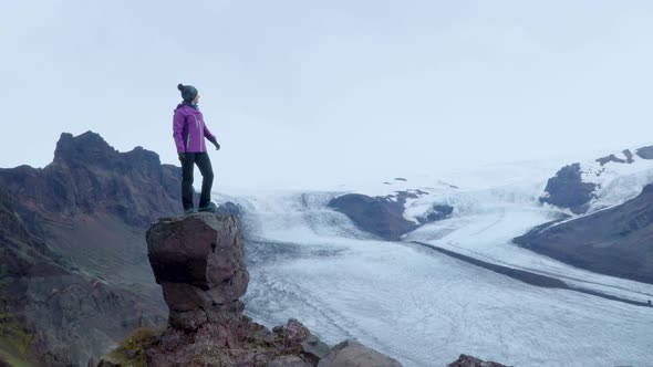 Woman on the Rock